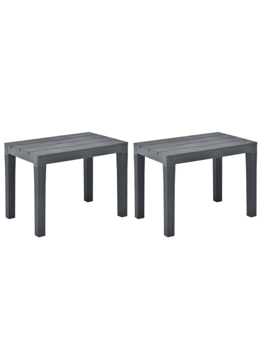 Sodo suoliukai, 2vnt., antracito spalvos, plastikas