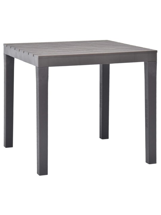Sodo stalas, moka spalvos, 78x78x72cm, plastikas