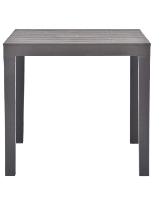 Sodo stalas, moka spalvos, 78x78x72cm, plastikas