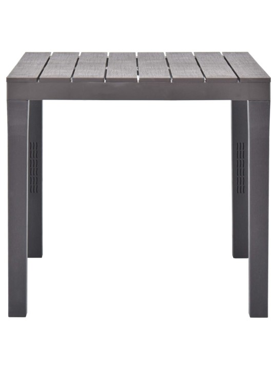 Sodo stalas, moka spalvos, 78x78x72cm, plastikas