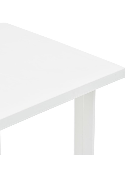 Sodo stalas, baltos spalvos, 80x75x72cm, plastikas