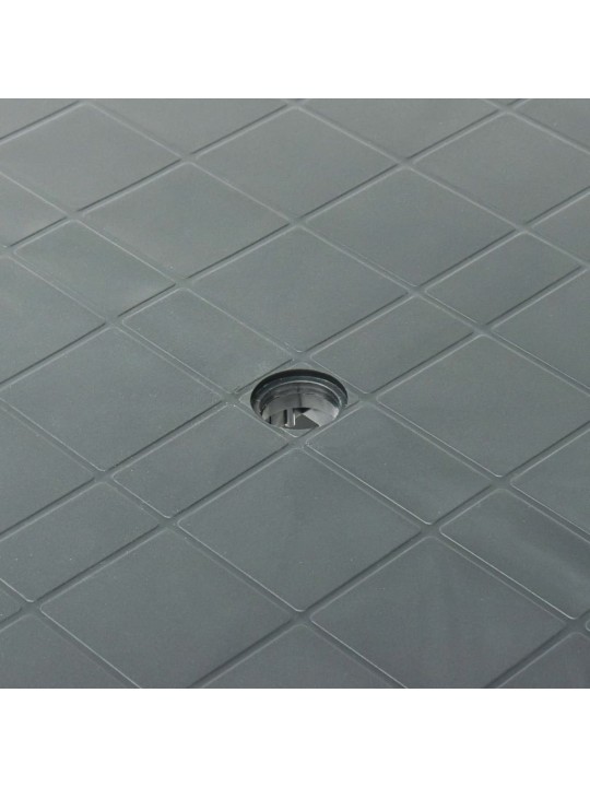 Sodo stalas, žalios spalvos, 80x75x72cm, plastikas