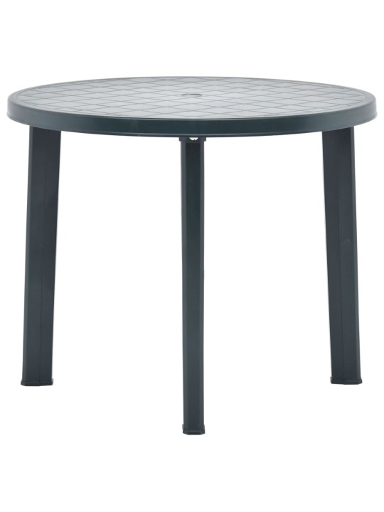 Sodo stalas, žalios spalvos, 89cm, plastikas