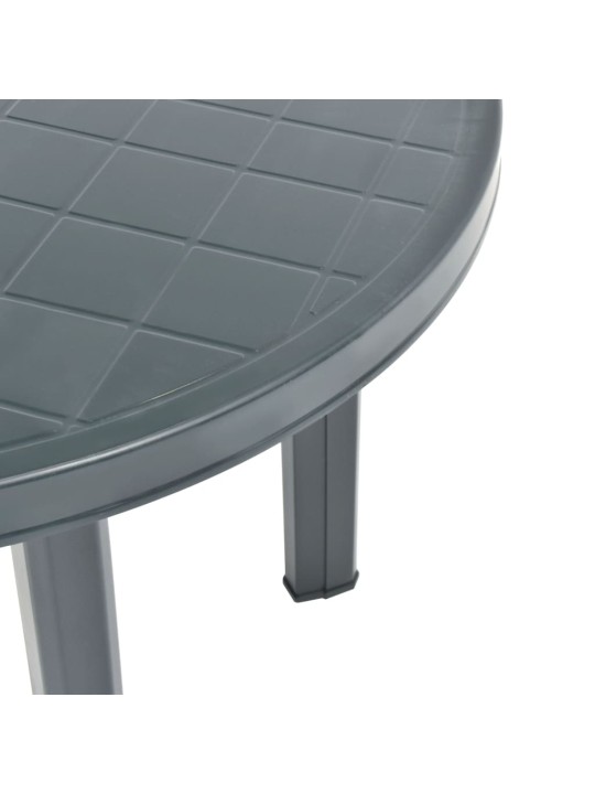 Sodo stalas, žalios spalvos, 89cm, plastikas