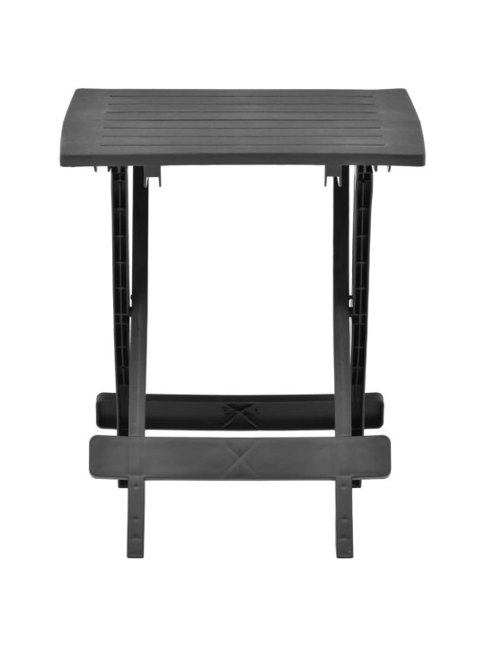 Sulankstomas sodo stalas, antracito, 45x43x50cm, plastikas