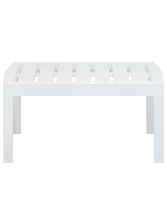 Sodo stalas, baltos spalvos, 78x55x38cm, plastikas