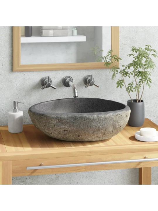 Praustuvas, upės akmuo, ovalo formos, 29–38cm