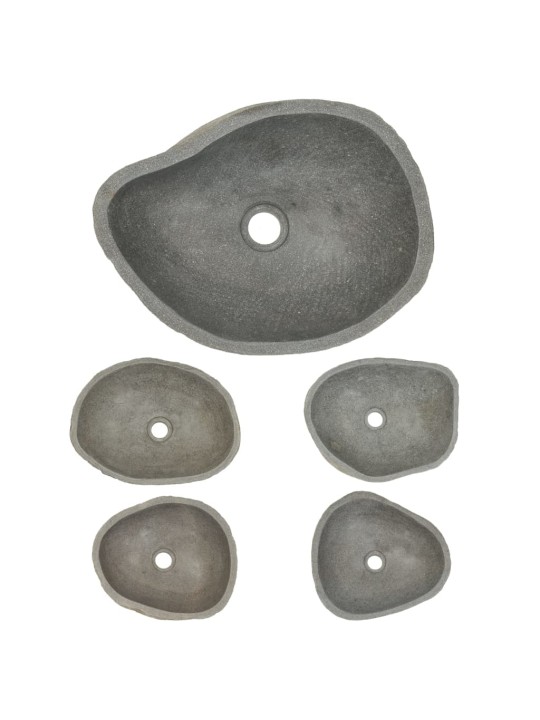 Praustuvas, upės akmuo, ovalo formos, 37–46cm