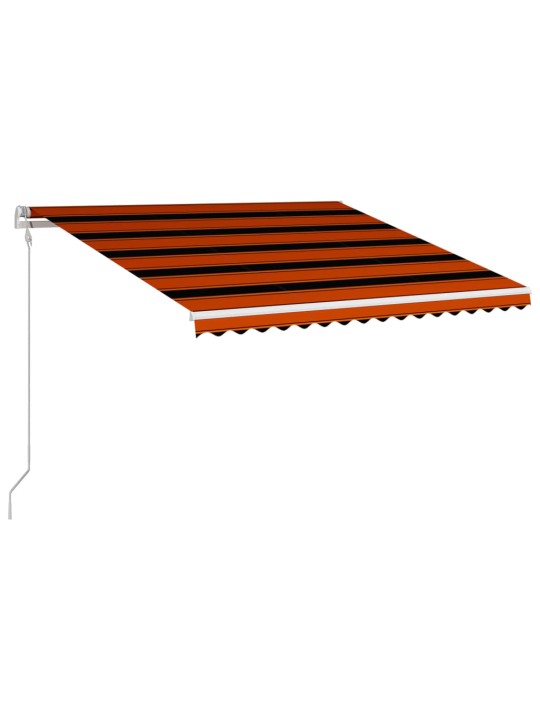 Ištraukiama markizė, oranžinė ir ruda, 400x300cm, automatinė