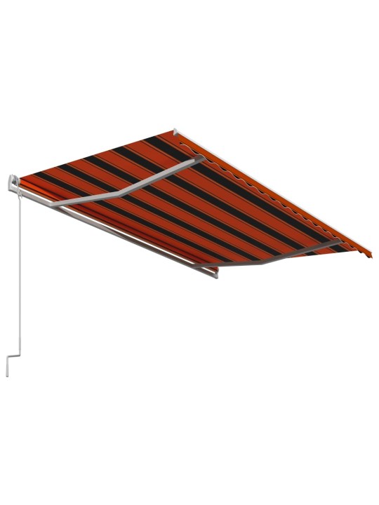 Ištraukiama markizė, oranžinė ir ruda, 400x300cm, automatinė