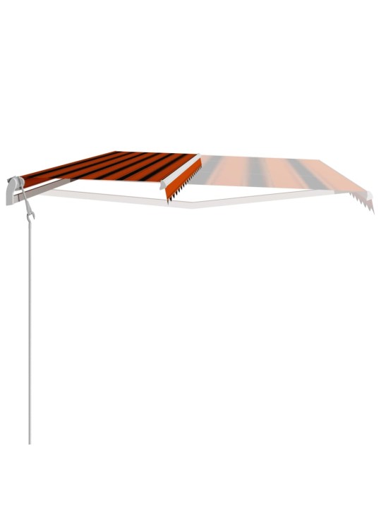 Ištraukiama markizė, oranžinė ir ruda, 400x300cm, automatinė