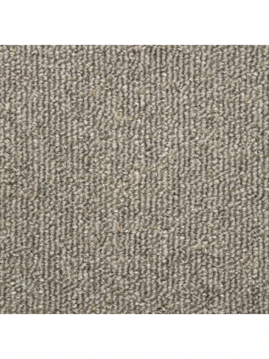 Laiptų kilimėliai, 15vnt., šviesiai pilkos spalvos, 65x21x4 cm