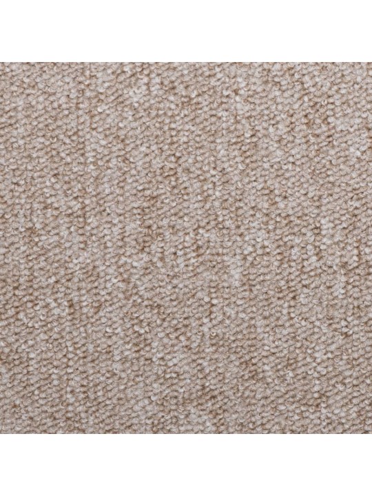 Laiptų kilimėliai, 15vnt., taupe spalvos, 65x21x4 cm