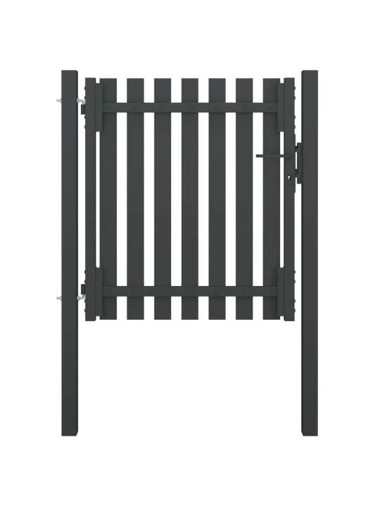 Sodo vartai, antracito spalvos, 1x1,25m, plienas