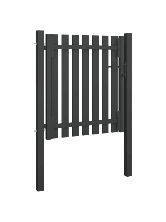 Sodo vartai, antracito spalvos, 1x1,25m, plienas
