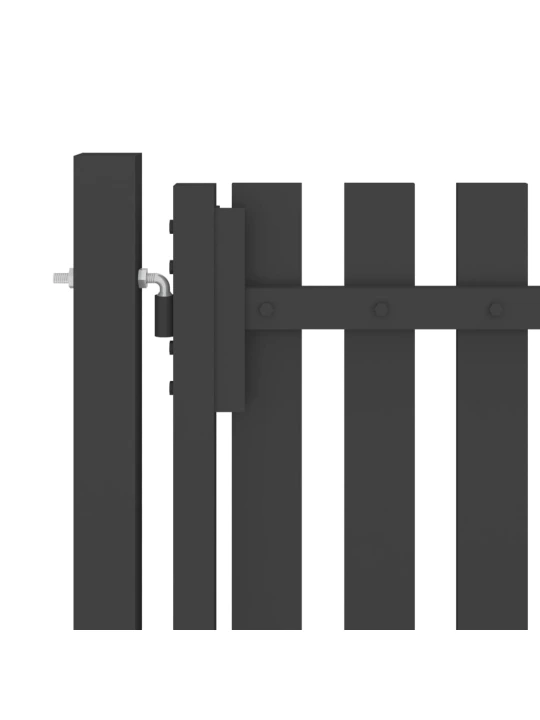Sodo vartai, antracito spalvos, 1x1,25m, plienas