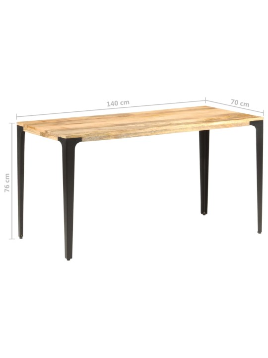 Valgomojo stalas, 140x70x76cm, mango medienos masyvas