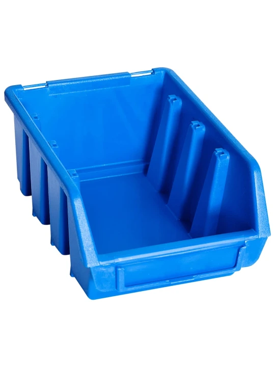 Sudedamos sandėliavimo dėžės, 20vnt., mėlynos, plastikas