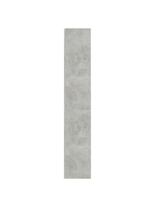 Spintelė knygoms, 4 lentynos, betono pilka, 60x24x142cm, MDP