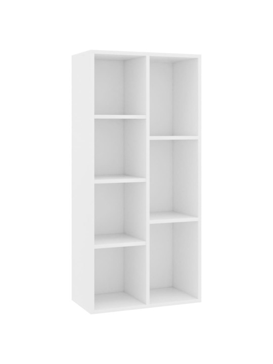 Spintelė knygoms, baltos spalvos, 50x25x106cm, MDP