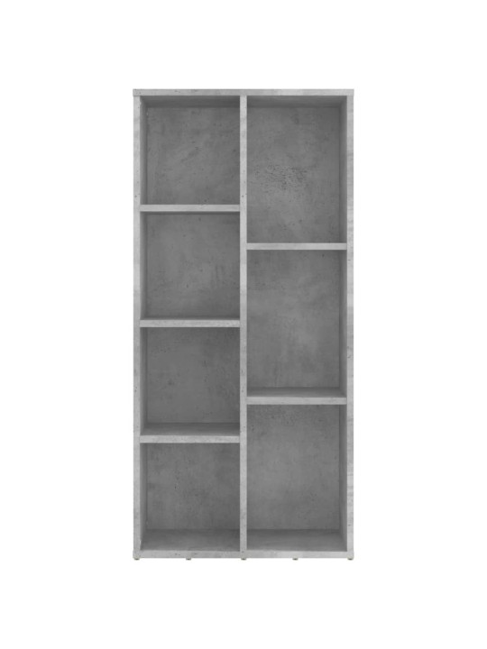 Spintelė knygoms, betono pilkos spalvos, 50x25x106cm, MDP