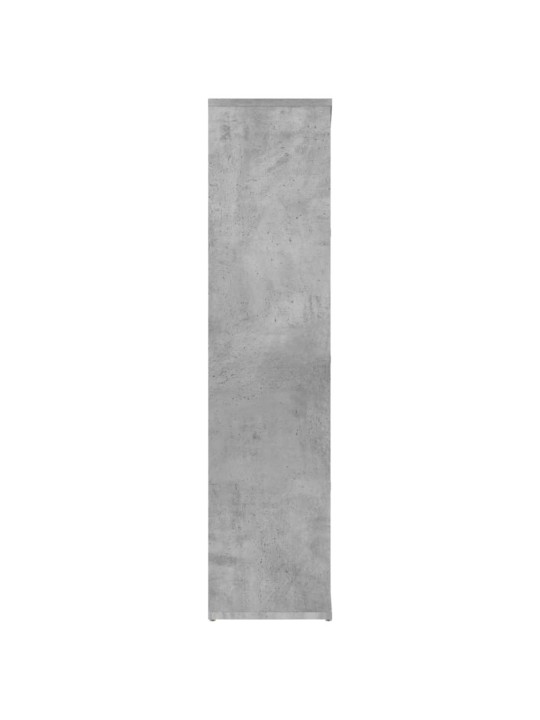 Spintelė knygoms, betono pilkos spalvos, 50x25x106cm, MDP