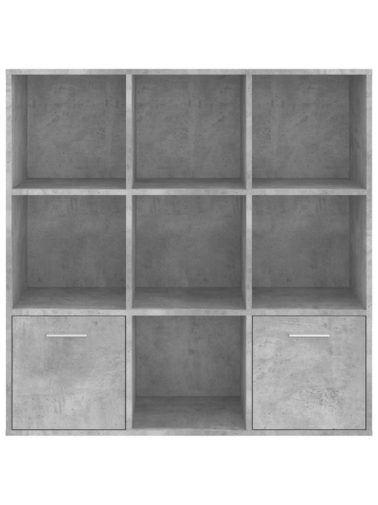 Spintelė knygoms, betono pilkos spalvos, 98x30x98cm, MDP