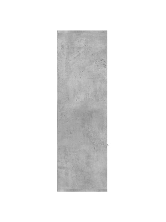 Spintelė knygoms, betono pilkos spalvos, 98x30x98cm, MDP