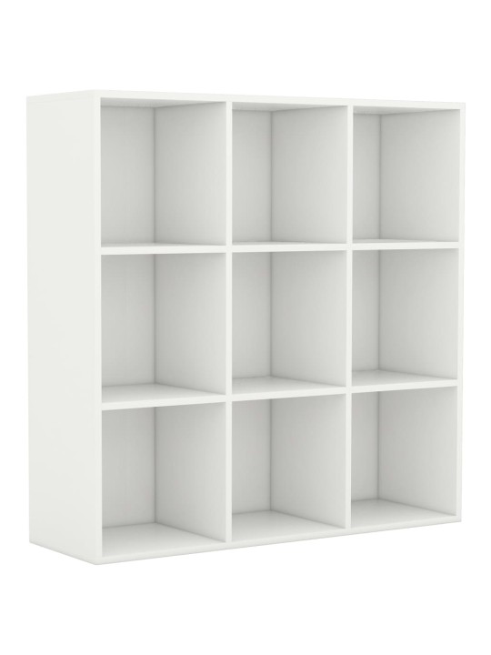 Spintelė knygoms, baltos spalvos, 98x30x98cm, MDP