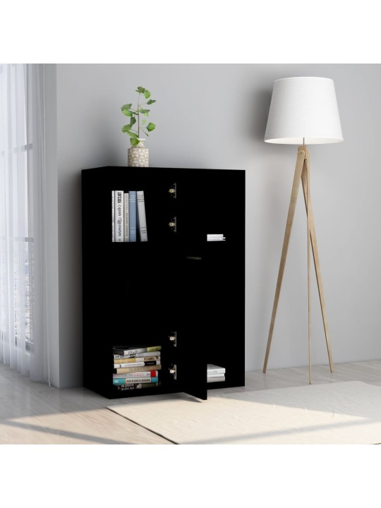 Spintelė daiktams, juodos spalvos, 60x29,5x90cm, MDP