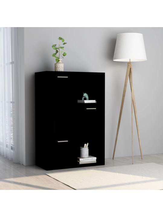 Spintelė daiktams, juodos spalvos, 60x29,5x90cm, MDP