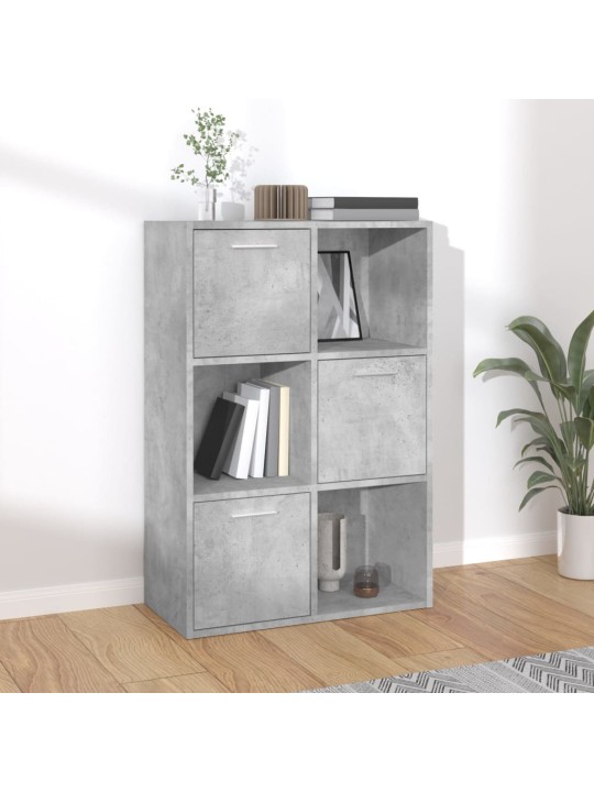 Spintelė daiktams, betono pilkos spalvos, 60x29,5x90cm, MDP