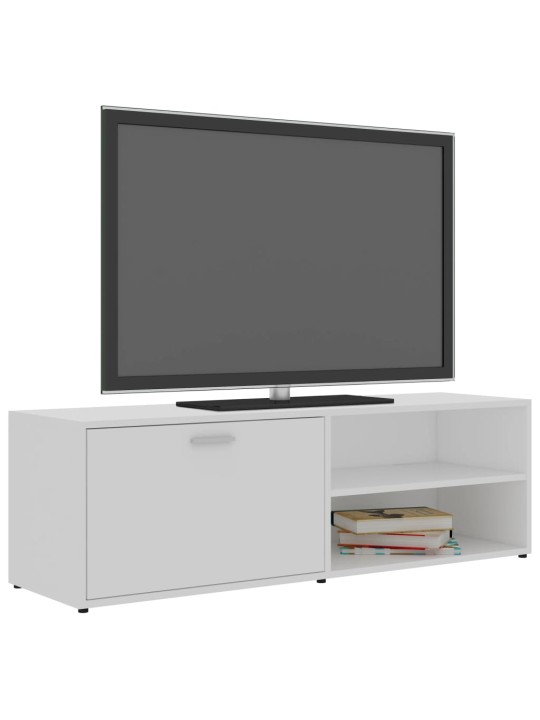 Televizoriaus spintelė, baltos spalvos, 120x34x37cm, MDP