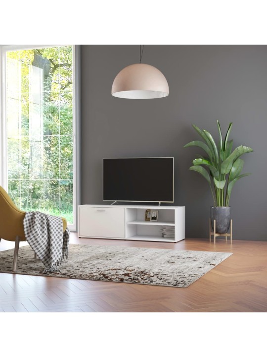Televizoriaus spintelė, baltos spalvos, 120x34x37cm, MDP
