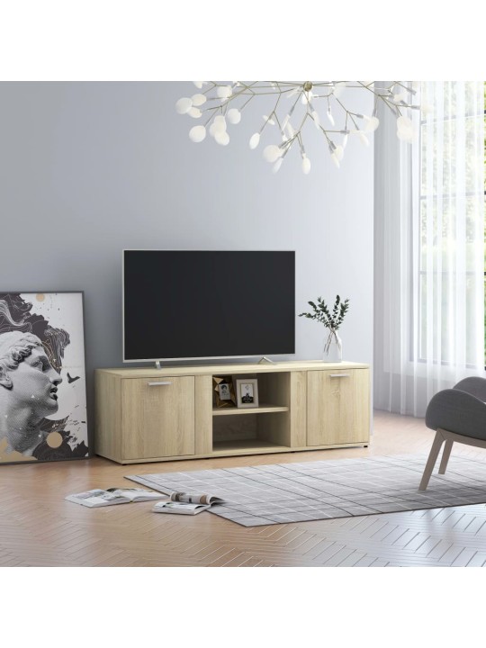 Televizoriaus spintelė, sonoma ąžuolo spalvos, 120x34x37cm, MDP