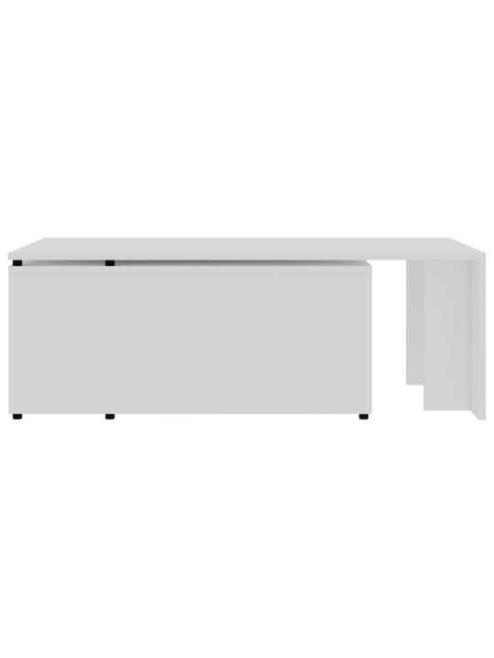 Kavos staliukas, baltos spalvos, 150x50x35cm, MDP