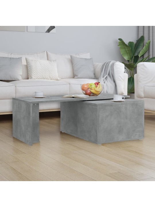 Kavos staliukas, betono pilkos spalvos, 150x50x35cm, MDP