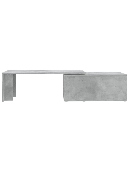 Kavos staliukas, betono pilkos spalvos, 150x50x35cm, MDP
