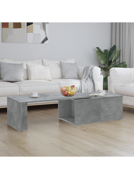 Kavos staliukas, betono pilkos spalvos, 150x50x35cm, MDP