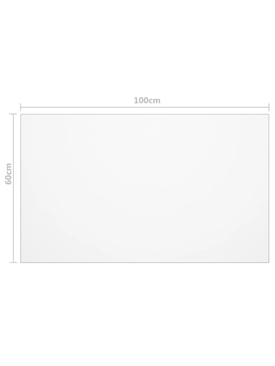 Stalo apsauga, permatoma, 100x60cm, 1,6mm, PVC