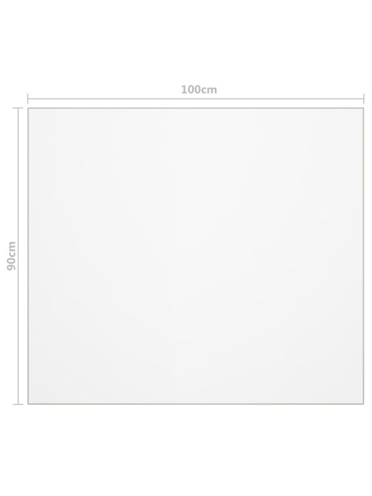 Stalo apsauga, permatoma, 100x90cm, 1,6mm, PVC