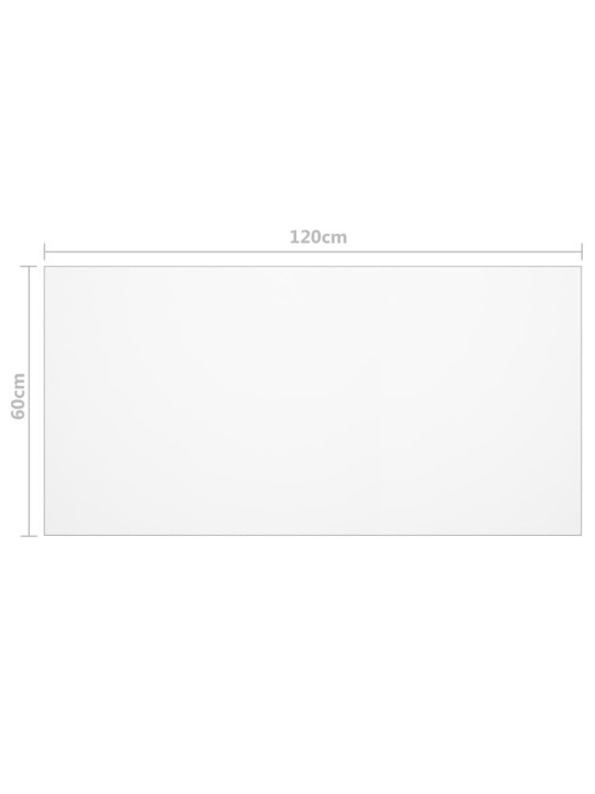 Stalo apsauga, permatoma, 120x60cm, 1,6mm, PVC