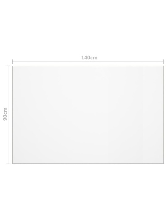Stalo apsauga, permatoma, 140x90cm, 1,6mm, PVC