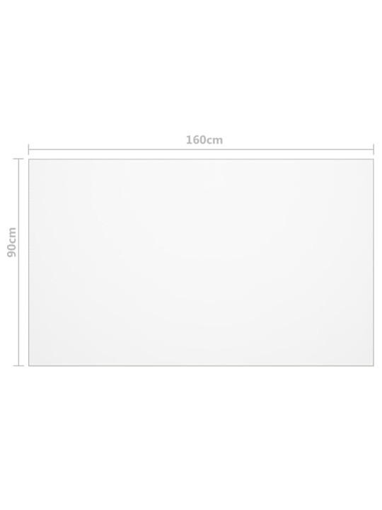 Stalo apsauga, matinė, 160x90cm, 1,6mm, PVC