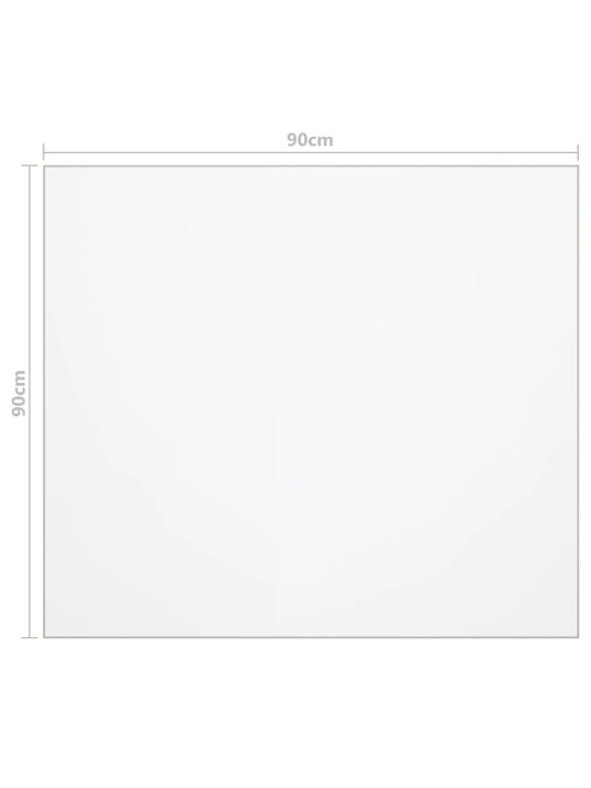 Stalo apsauga, permatoma, 90x90cm, 1,6mm, PVC