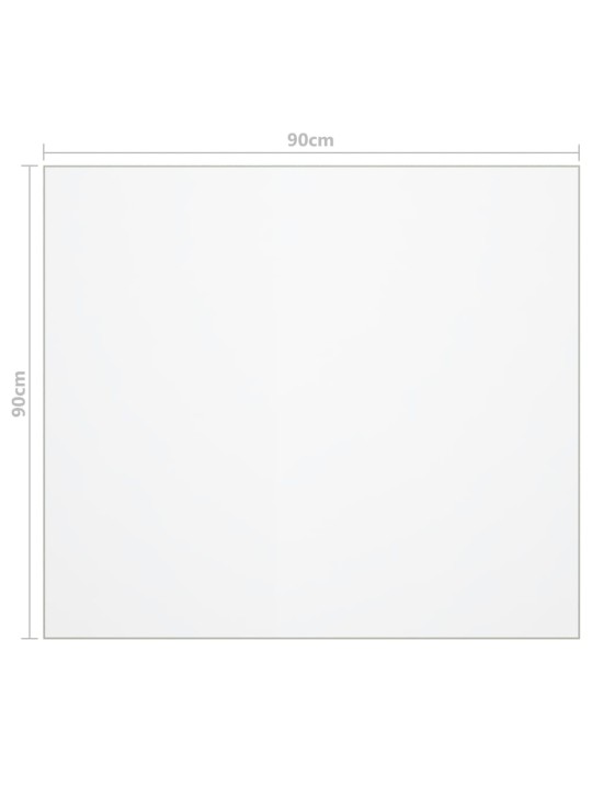 Stalo apsauga, matinė, 90x90cm, 1,6mm, PVC