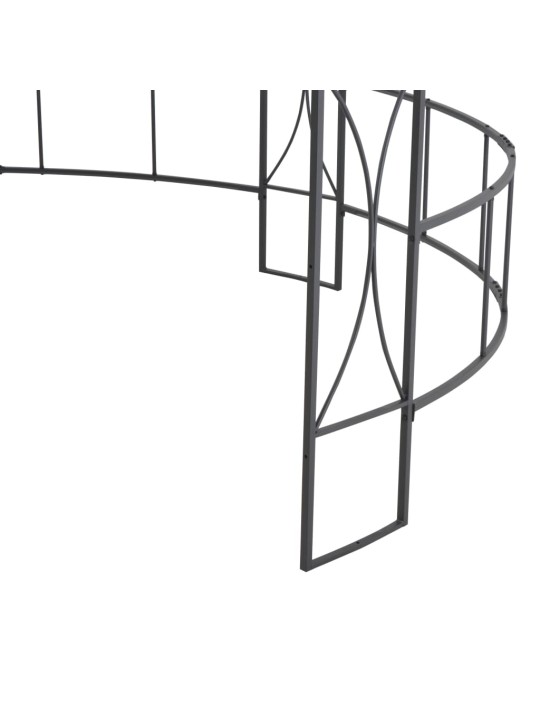 Pavėsinė, baltos spalvos, 300x290cm, apskrita