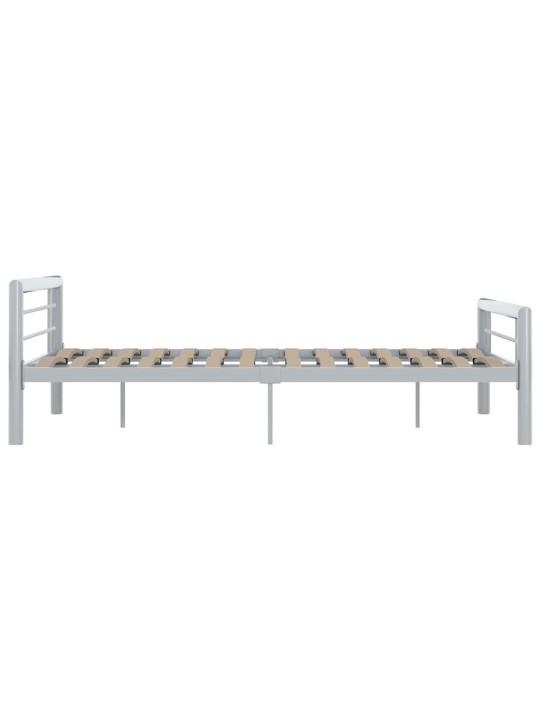 Lovos rėmas, pilkos ir baltos spalvos, 120x200cm, metalas
