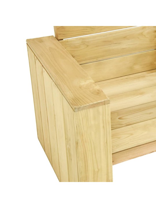 Sodo kėdės, 2vnt., 89x76x76cm, impregnuota pušies mediena
