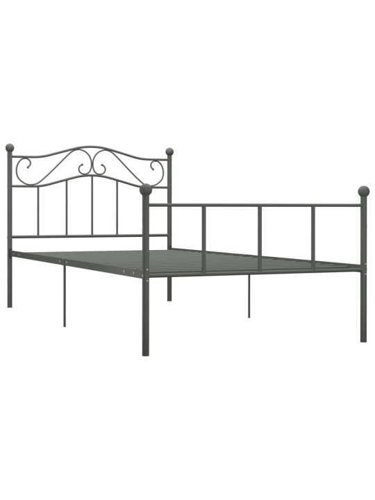 Lovos rėmas, pilkos spalvos, 90x200cm, metalas